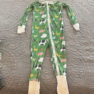 Little Sleepies Farm Animals Footie 3T